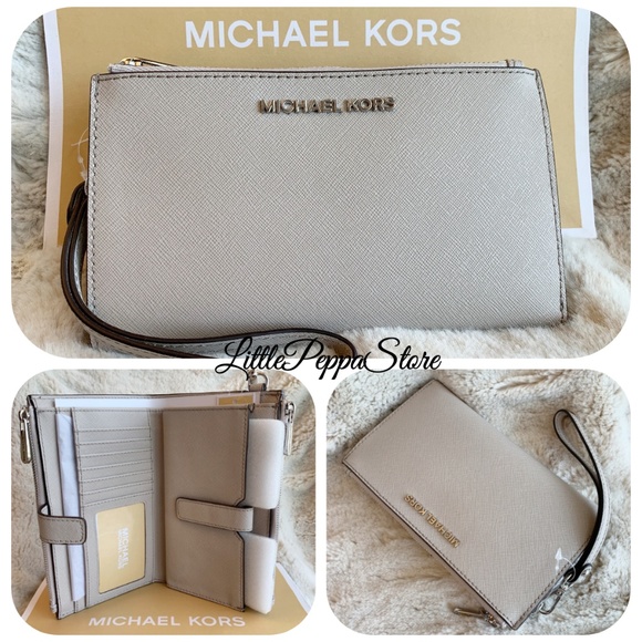 michael kors wallet cement